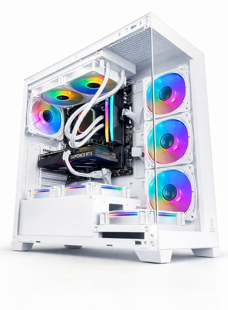 Game Sekret Astra Gaming PC - Intel Core i7-14700F | GeForce RTX 5060 8GB GPU | 32GB DDR5 RAM-1TB NVMe SSD | 240mm Liquid Cooler-B760 MB-650W 80+ PSU | WiFi-Bluetooth-Windows 11 Pro | Game Sekret Desktop Computer | 1 Year Warranty - Image 1